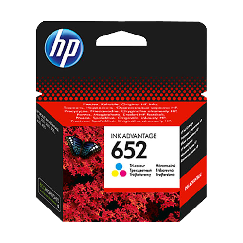 HP 652 Tri-colour Ink Cartridge