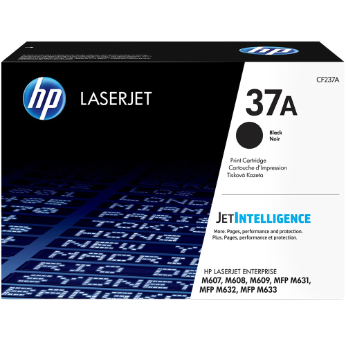 HP 37A Black Original LaserJet Toner Cartridge, CF237A